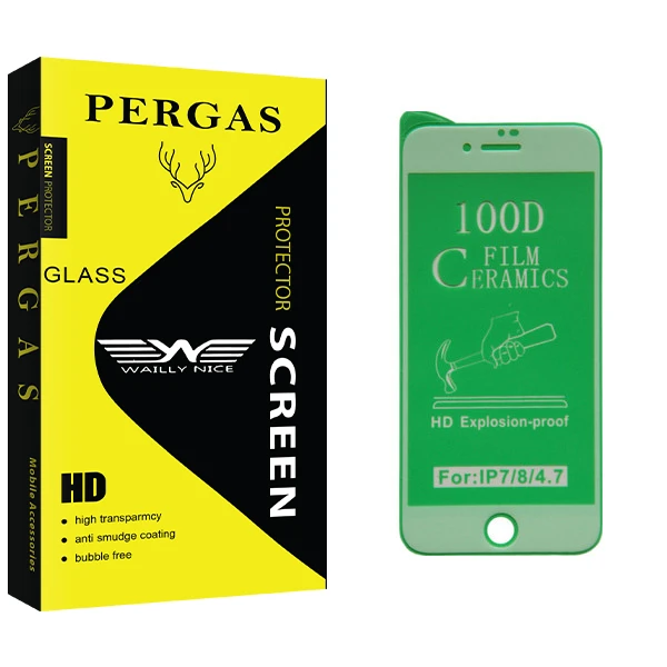 محافظ صفحه نمایش وایلی نایس مدل Pergas Glass مناسب برای گوشی موبایل اپل iphone 7 /8