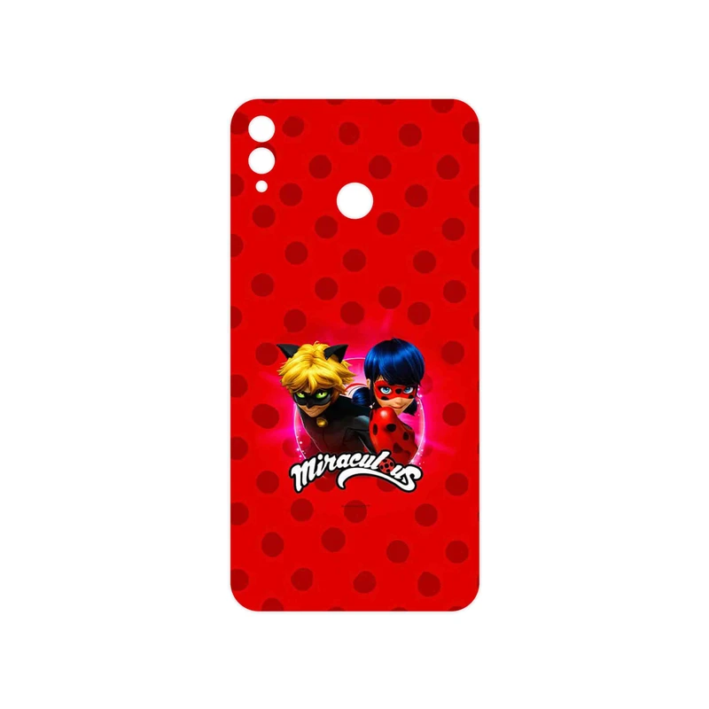 برچسب پوششی ماهوت مدل Ladybug and Cat Noir مناسب برای گوشی موبایل آنر 8X Max