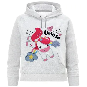 هودی دخترانه مدل تکشاخ F957