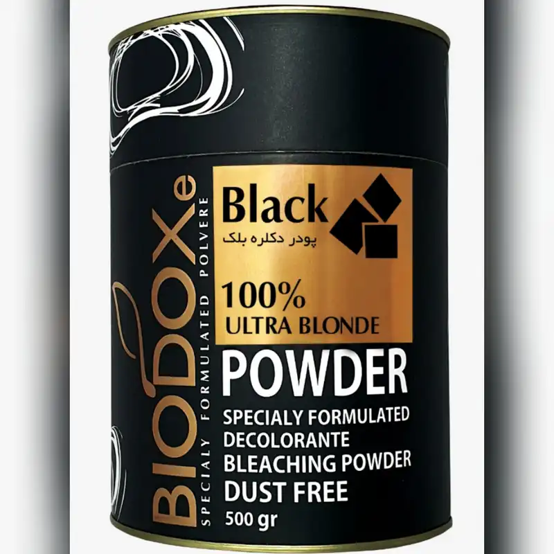 پودر دکلره بیوداکس مدل ذغال وزن 500 گرم
