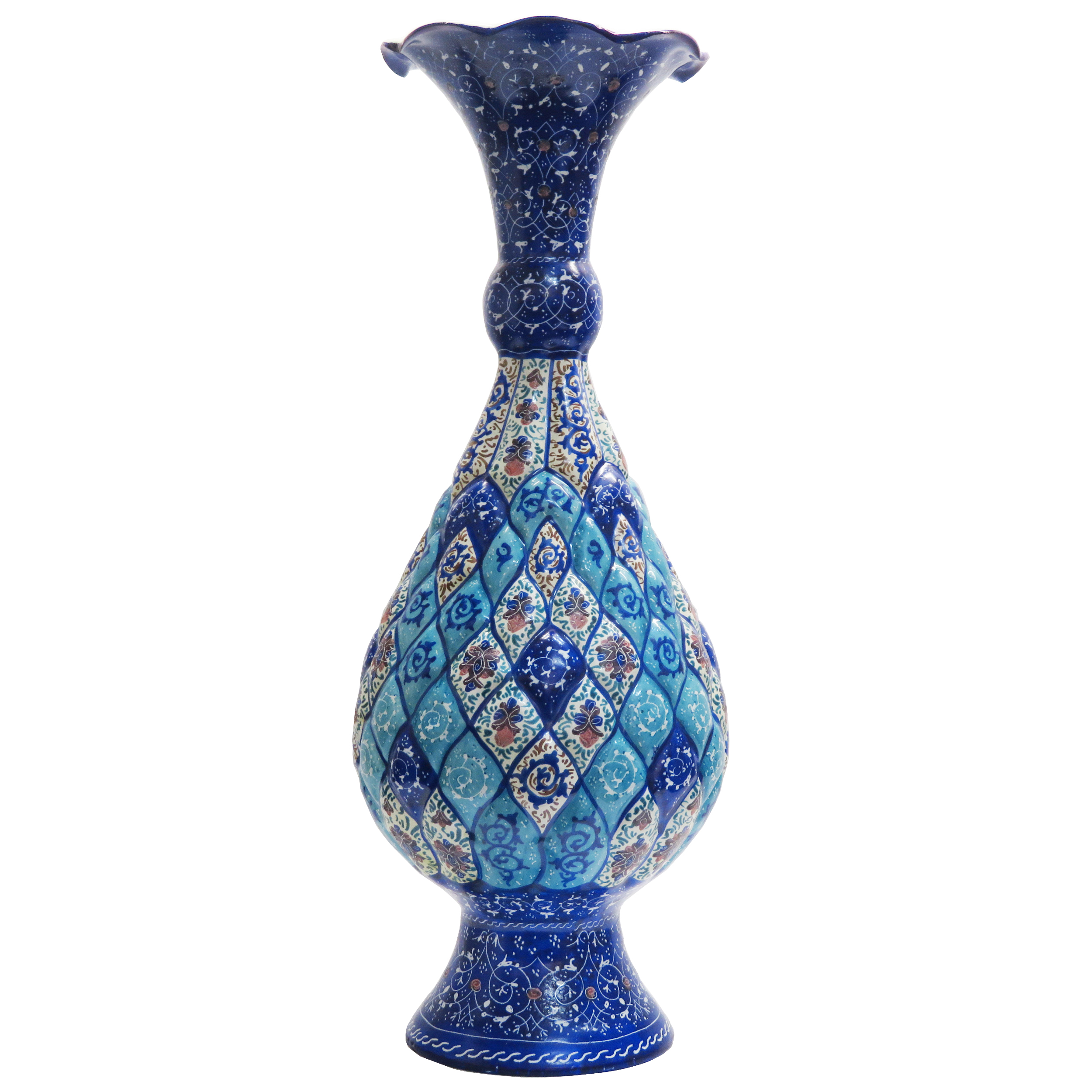 گلدان مینا کاری مدل اسلیمی کد A25