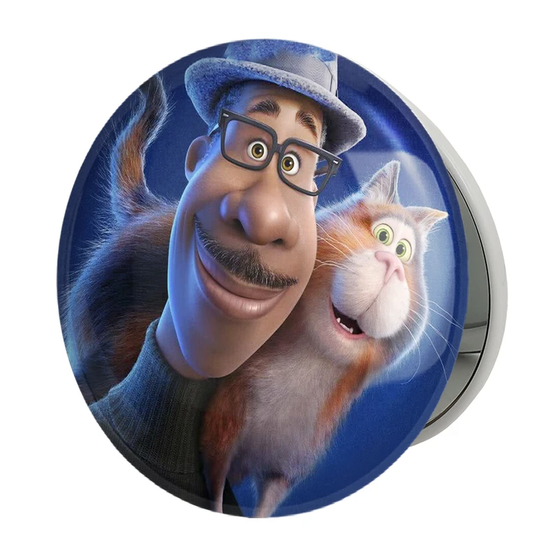 آینه جیبی خندالو طرح انیمیشن روح Soul مدل تاشو کد 3399 