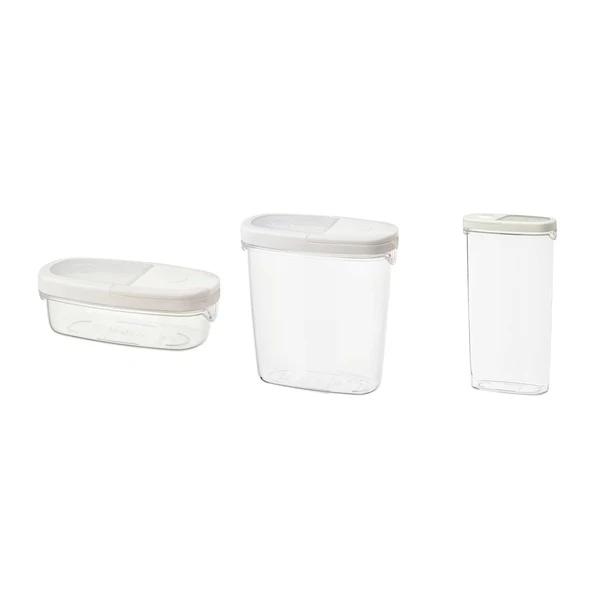ظرف نگهدارنده ایکیا مدل ikea +365 مجموعه 3 عددی 