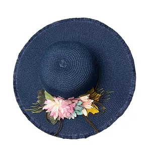 کلاه حصیری زنانه مدل ساحلی کد 400