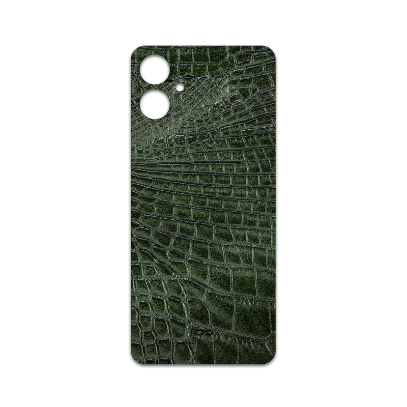 برچسب پوششی ماهوت مدل Green-Crocodile-Leather مناسب برای گوشی موبایل سامسونگ Galaxy A06