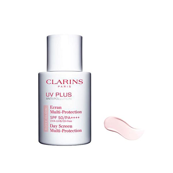 کرم ضد آفتاب کلارنس مدل UV PLUS ROSY GLOW حجم 30 میلی لیتر