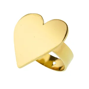 انگشتر زنانه گالری عزیزی طرح قلب مدل 15373