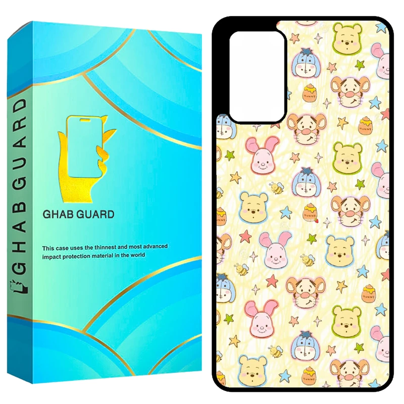 کاور قاب گارد طرح پو و دوستان مدل GCHPA72 مناسب برای گوشی موبایل سامسونگ Galaxy A72 4G