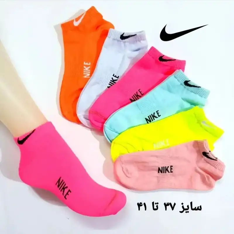 جوراب ساق کوتاه زنانه مدل مچی مجموعه 6 عددی