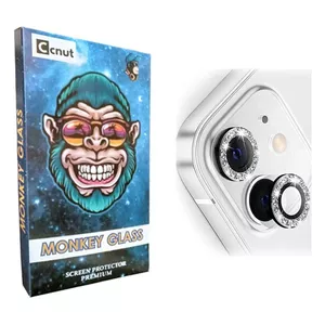 محافظ لنز دوربین کوکونات مدل mnk رینگی نگین دار مناسب برای گوشی موبایل اپل iPhone 11 / 12 / 12 Mini