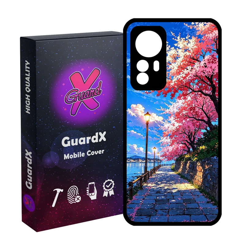 کاور گارد ایکس طرح جاده دریا مدل Glass10791 مناسب برای گوشی موبایل شیائومی Redmi Note 12S