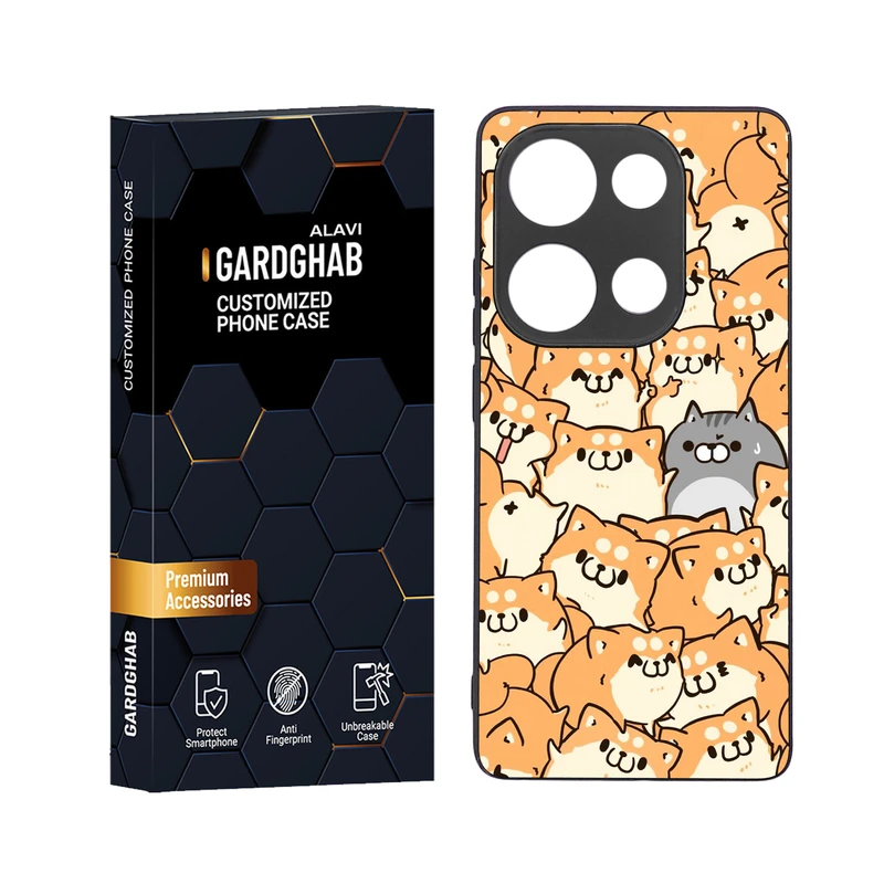 کاور گارد قاب علوی مدل دور ژله ای مناسب برای گوشی موبایل شیائومی Redmi Note 13 Pro 4G