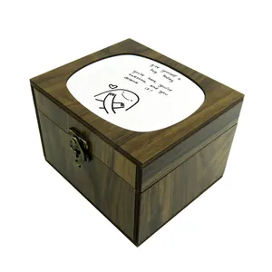 جعبه هدیه مدل  چوبی طرح استیکر عاشقانه بامزه کد 5277999