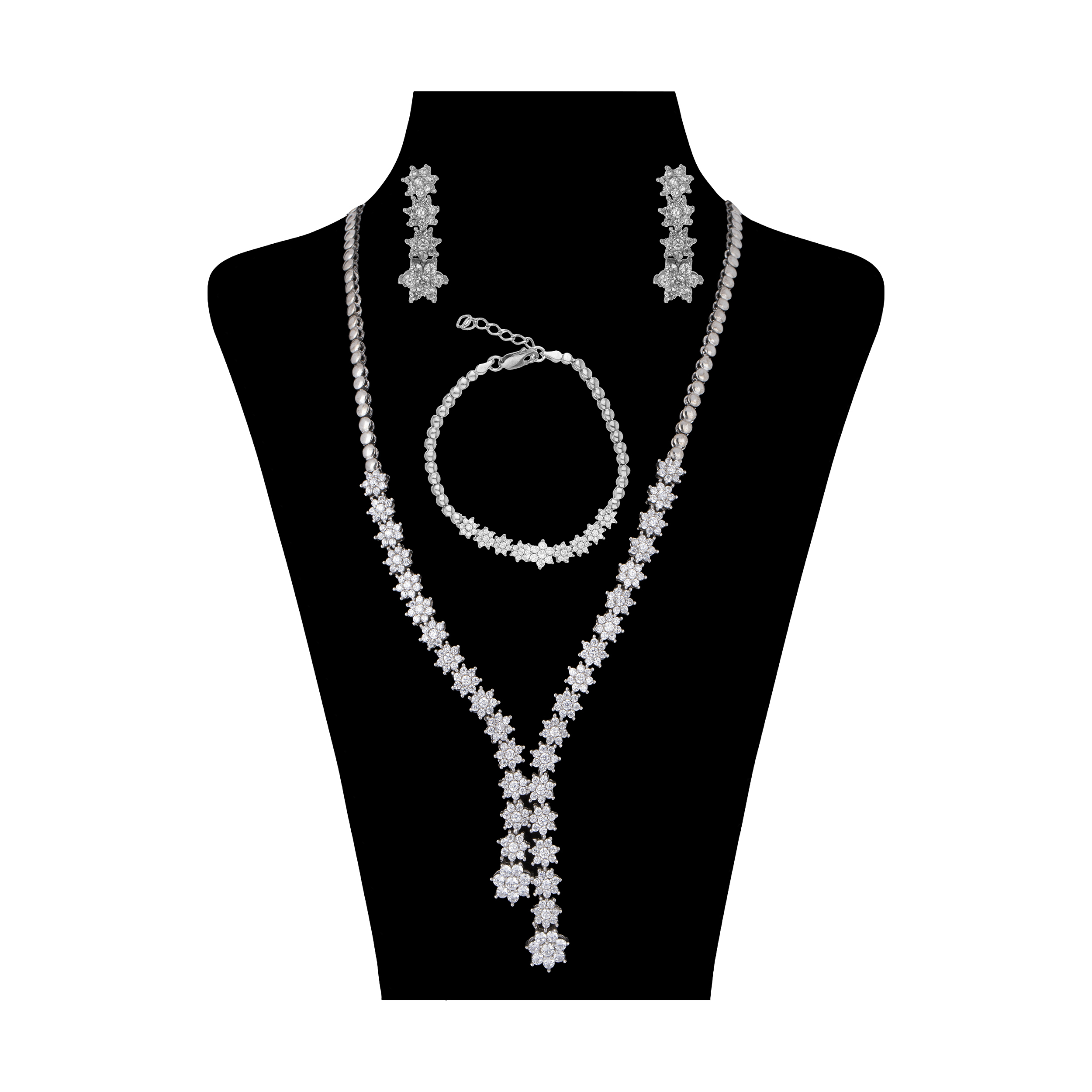 نیم ست نقره زنانه سینانر مدل SNR-R078