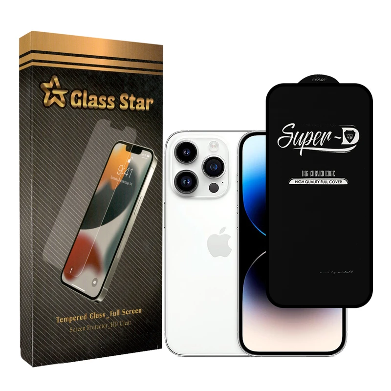 محافظ صفحه نمایش گلس استار مدل STAR-SUPER-D مناسب برای گوشی موبایل اپل iPhone 14 Pro