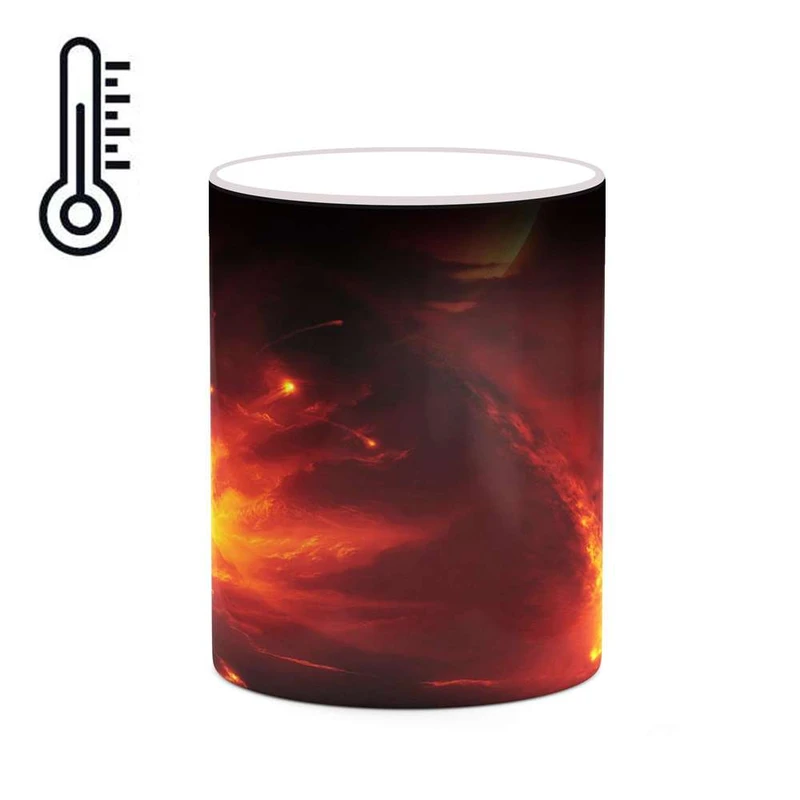 ماگ حرارتی کاکتی مدل فضا و کهکشان کد mgh20014