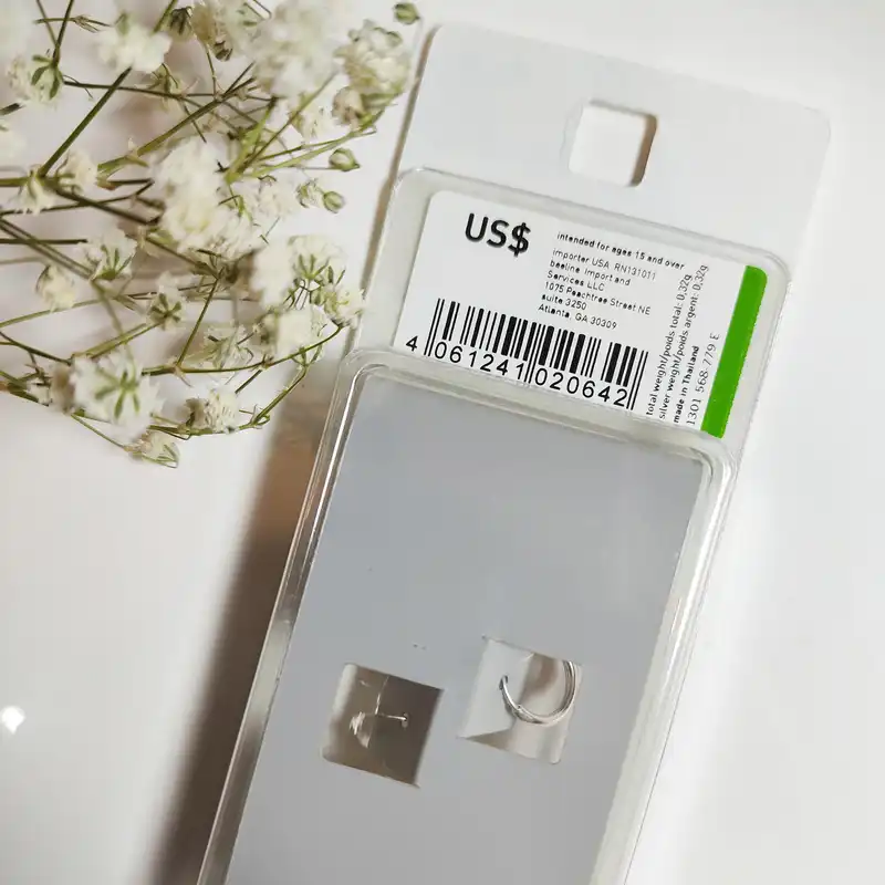 گوشواره نقره زنانه مدل ُS752