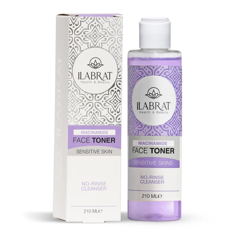 تونر پاک‌کننده صورت ایلابرت مدل نیاسین آمید مناسب برای پوست حساس حجم 210 میلی‌لیتر