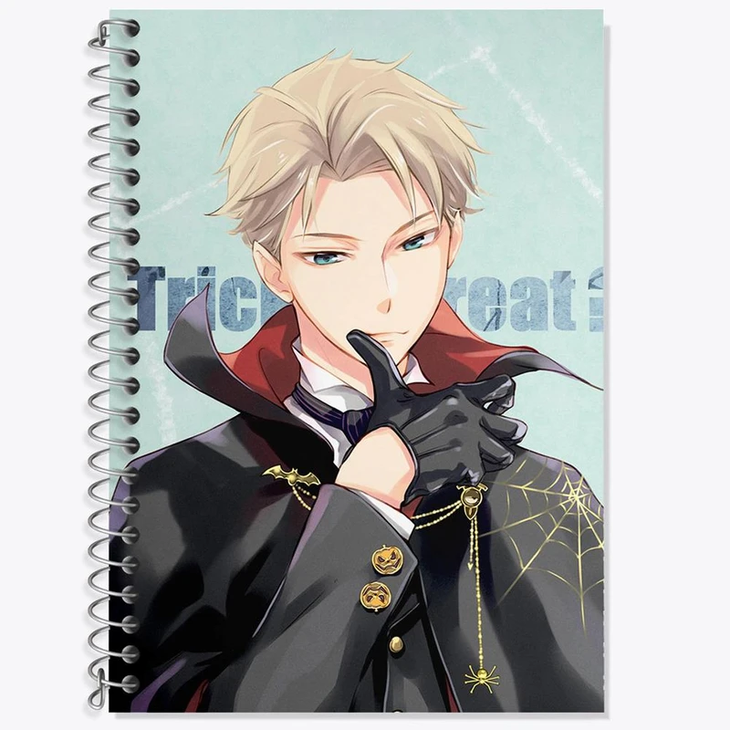 دفتر زبان 50 برگ خندالو مدل دو خط طرح لوید انیمه اسپای ایکس فمیلی Spy X Family کد 22197