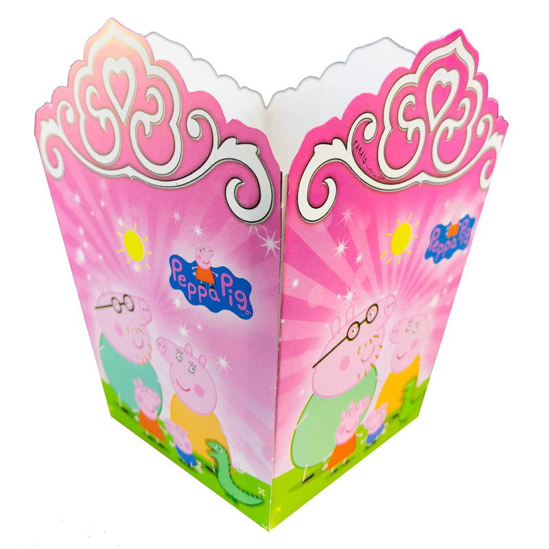 ظرف پاپ کورن مسترتم طرح پپا پیک پلاس 10 عددی