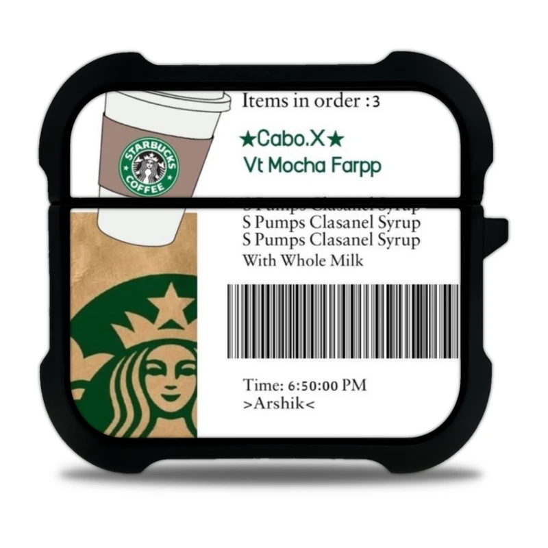 کاور آکام مدل AAP3CASHW-STARBUCKS5 مناسب برای کیس اپل ایرپاد 3