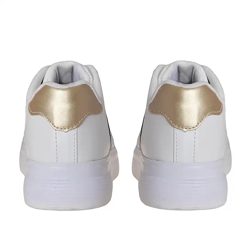 کفش روزمره زنانه مدل 209007311 اسپرت طرح ورساچه رنگ طلایی