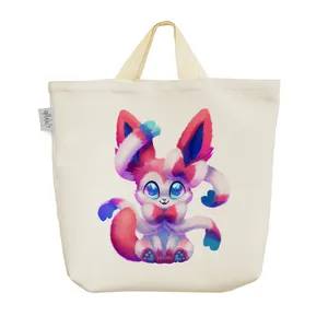 ساک خرید خندالو مدل سیلوئون انیمه پوکمون کد 1403