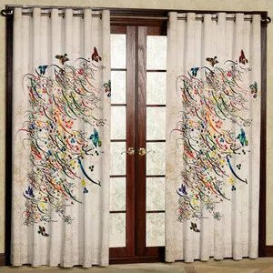 پرده مدل شعر هازان پانچی کد 1148 سایز 140x200 سانتی متر