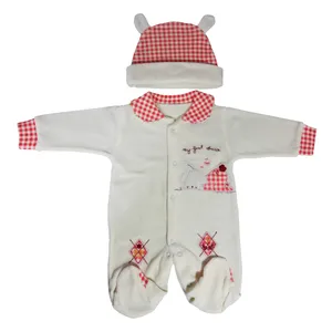 ست سرهمی و کلاه نوزادی کد qermez315