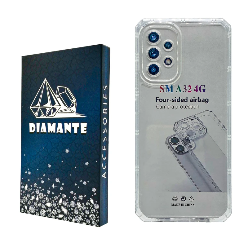 کاور دیامانته مدل Nahid Navy مناسب برای گوشی موبایل سامسونگ Galaxy A32 4G