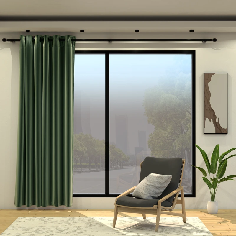 پرده مدل پانچ مخمل کالیفرنیا سایز 280*140 سانتی متر