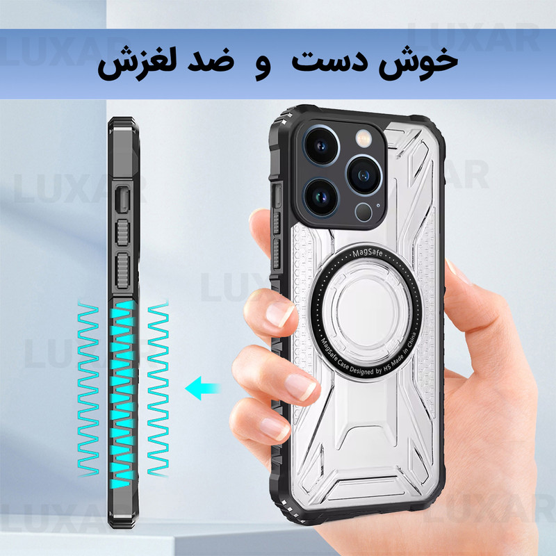 کاور لوکسار مدل 13promax _Luxmag مناسب برای گوشی موبایل اپل iPhone 13 Pro Max