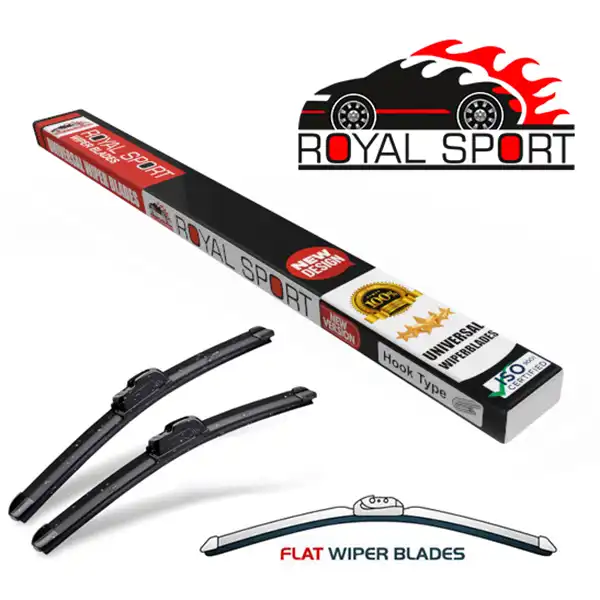 تیغه برف پاک‌کن رویال اسپرت مدل FLAT PRO مناسب برای چری تیگو 5 بسته 2 عددی