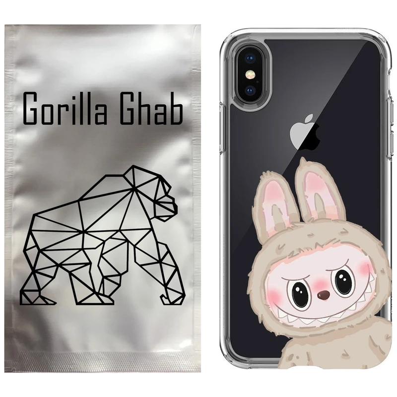 کاور گوریلا قاب مدل CLG کد 119 طرح Labubu مناسب برای گوشی موبایل اپل iPhone X / XS