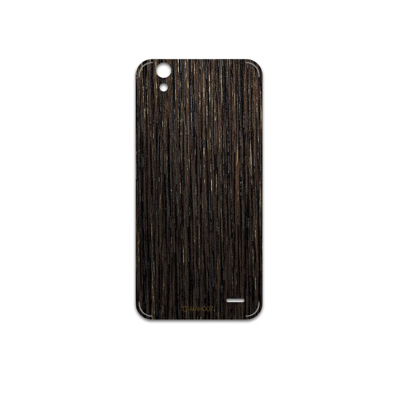 برچسب پوششی ماهوت مدل Dark-Gold-Stripes-Wood مناسب برای گوشی موبایل هوآوی Ascend G630