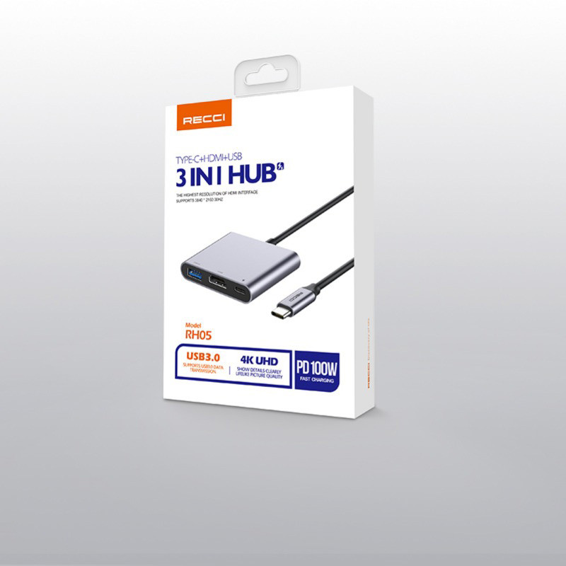 قیمت و خرید هاب 3 پورت usb3.0 رسی مدل RH05