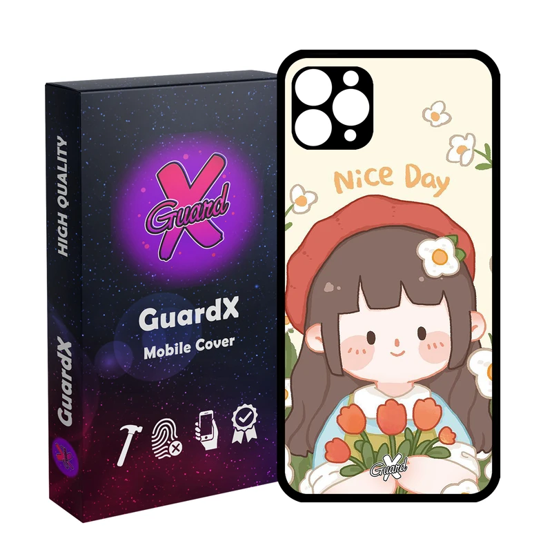 کاور گارد ایکس طرح Girl مدل Glass10633 مناسب برای گوشی موبایل اپل iPhone 11 Pro Max