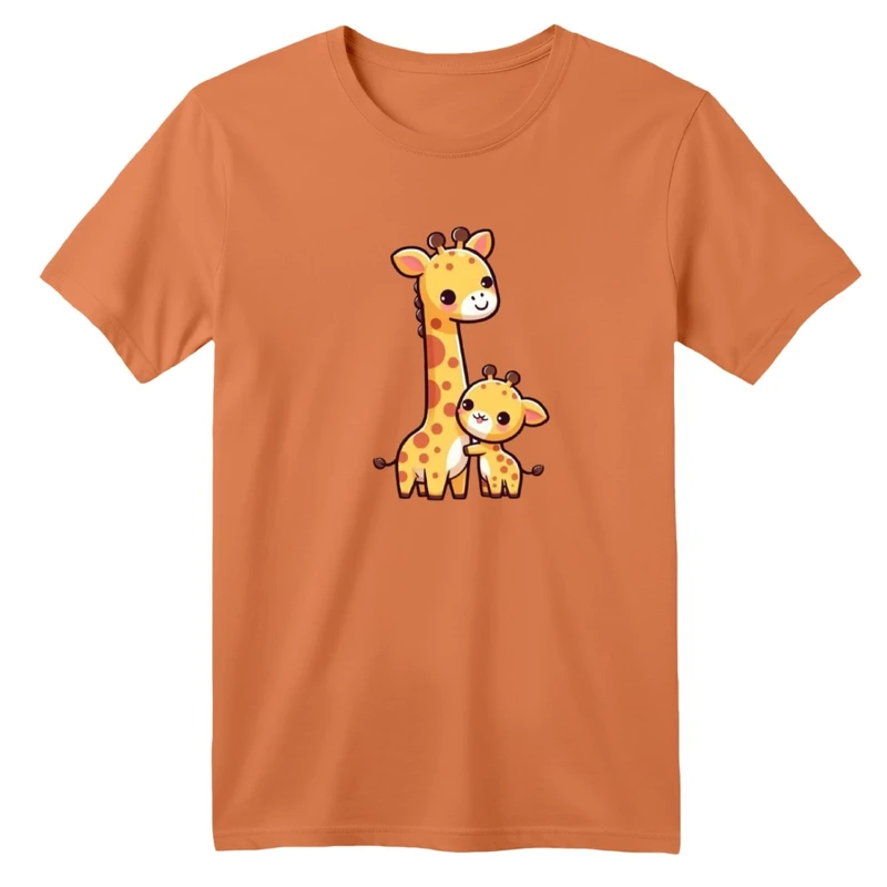 تی‌شرت آستین کوتاه لانگ بچگانه مدل زرافه