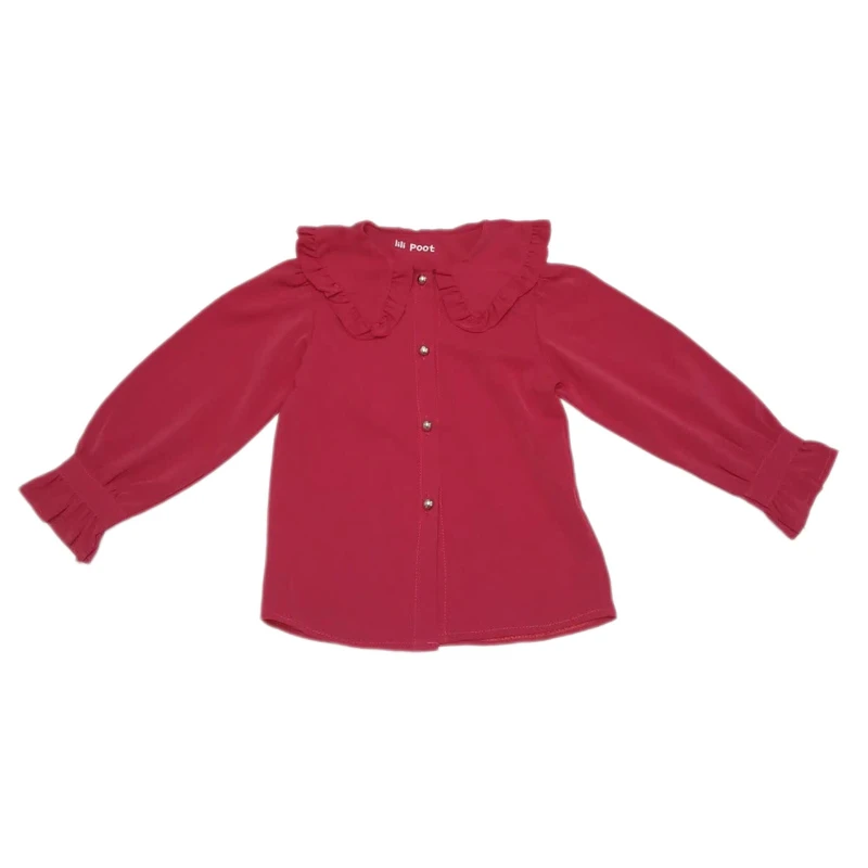 شومیز آستین بلند دخترانه مدل 4555