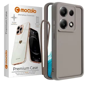  Mocolo Siliocne Puffer Strap Cover For Xiaomi Redmi Note 13 Pro 4G / Poco M6 Pro 4G