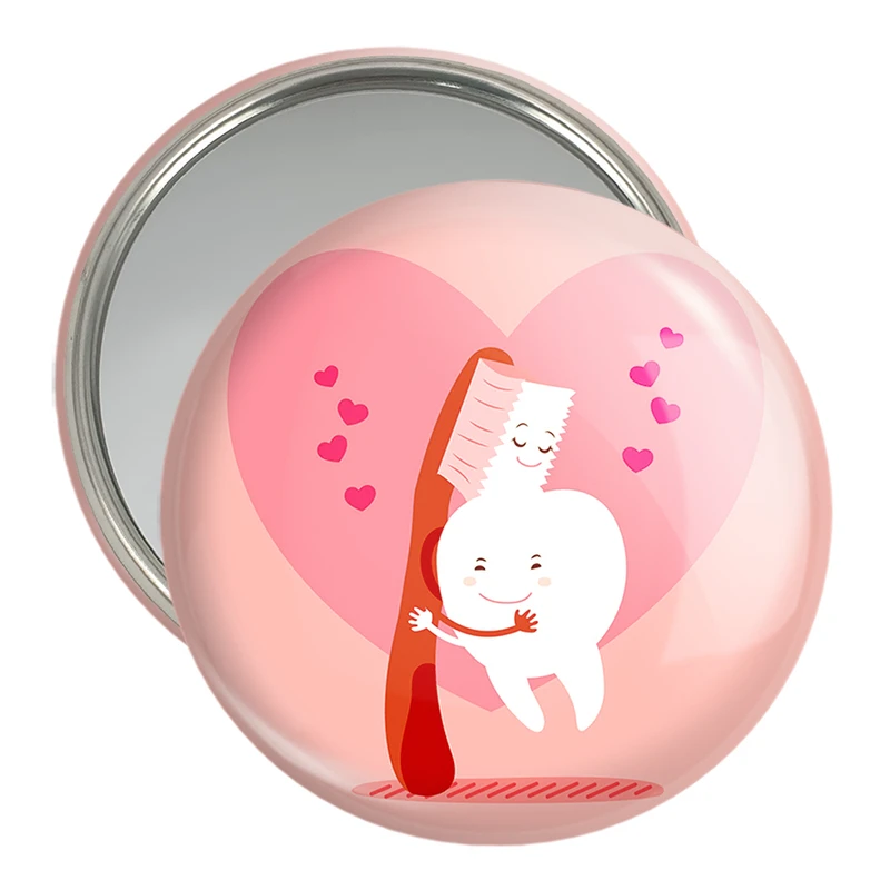 آینه جیبی خندالو مدل دندان و دندانپزشکی کودکانه کد 27769