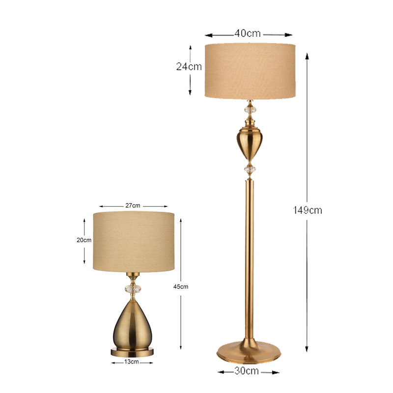 آباژور ایستاده و رومیزی زیمادر مدل گیلدا بال ZD-C