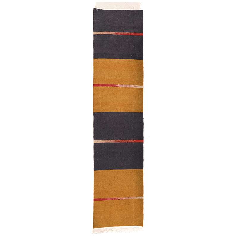 گلیم دستبافت کناره طول 2 متر کد 140813