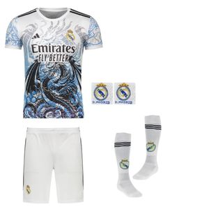 ست 5 تکه لباس ورزشی پسرانه مدل دراگون طرح رئال مادرید کد se