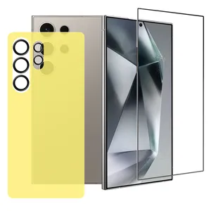 Akuara Full-Back-Ring Screen Protector For Samsung Galaxy S25 Ultra 5G with Back and Lens protector