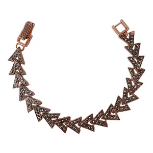 دستبند زنانه مدل مثلثی کد JW482