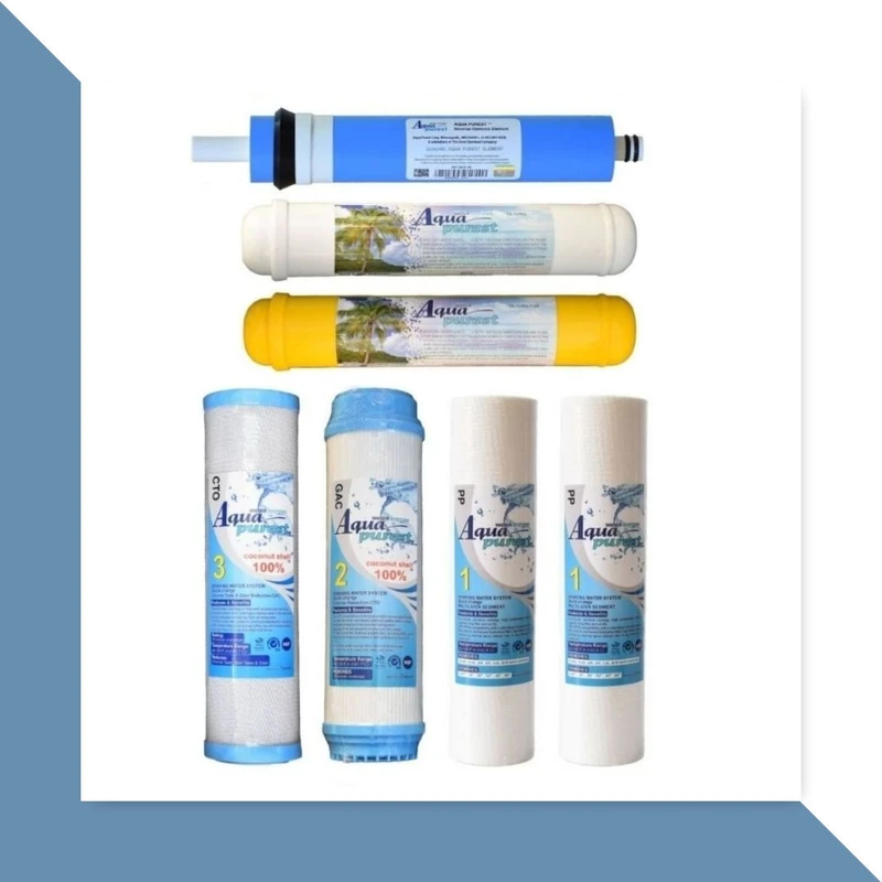 فیلتر دستگاه تصفیه آب آکوا پیورست مدل APR 701 مجموعه 7 عددی