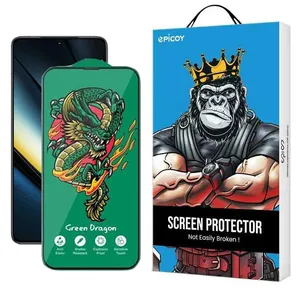 Epicoy  Green Dragon ExplosionProof Screen Protector For Xiaomi Poco F6 Pro/ Poco F6/ Redmi Turbo 3