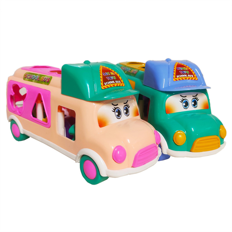 ماشین بازی مدل اتوبوس شکل ها