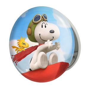 آینه جیبی خندالو طرح انیمیشن اسنوپی Snoopy مدل تاشو کد 13883 